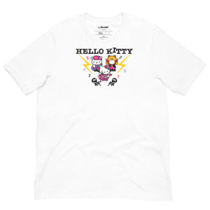 Hello Kitty Rock Show Trio Tee Apparel Printful White XS