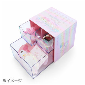 My Melody Mini Storage Chest (Glossy Aurora Series) Home Goods Japan Original   