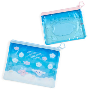 Cinnamoroll 2-Piece Pouch Set (Poron Cloud Series) Bags Japan Original   