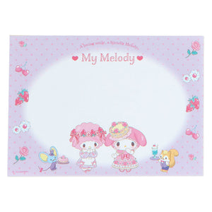 My Melody Memo Pad & Sticker Set Stationery Japan Original   