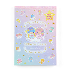 LittleTwinStars Memo Pad & Sticker Set Stationery Japan Original   