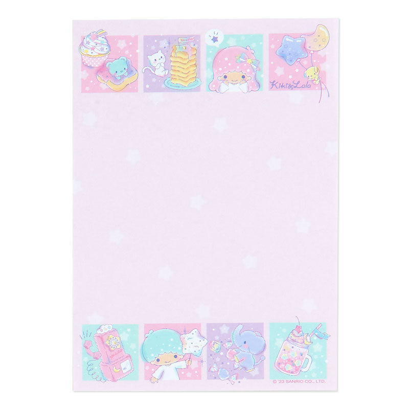 LittleTwinStars Memo Pad &amp; Sticker Set Stationery Japan Original   