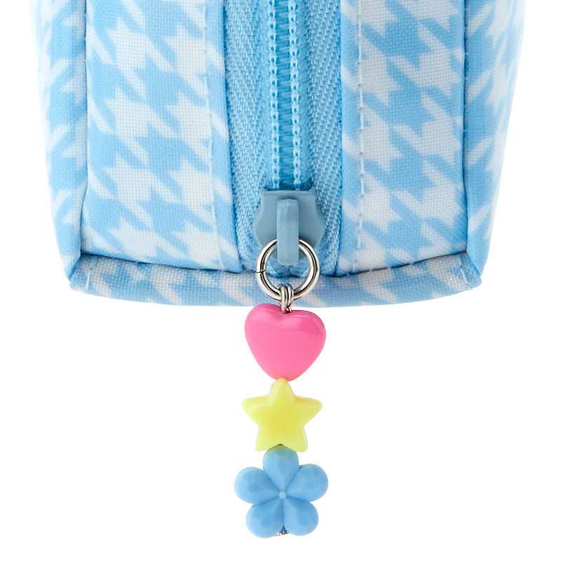Cinnamoroll Zipper Pouch (Floral Houndstooth Series) Bags Japan Original   