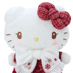 Hello Kitty 9" Plush (Winter Tweed Series) Plush Japan Original   