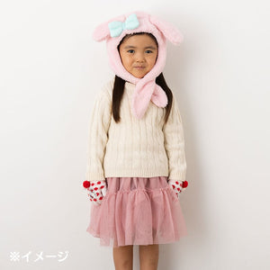 My Melody Kids Hooded Wrap Scarf Accessory Japan Original