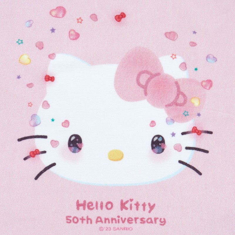Hello Kitty Wash Towel (50th Anniv. The Future In Our Eyes) Home Goods Japan Original   