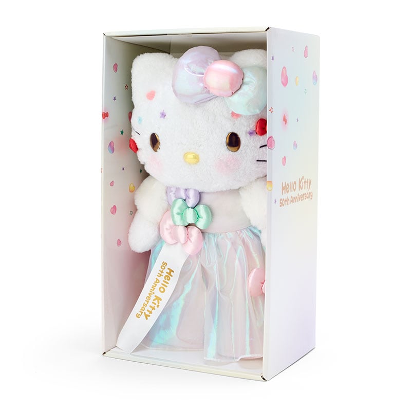 Hello Kitty Limited Edition 18" Plush Doll (50th Anniv. The Future In Our Eyes) Plush Japan Original   