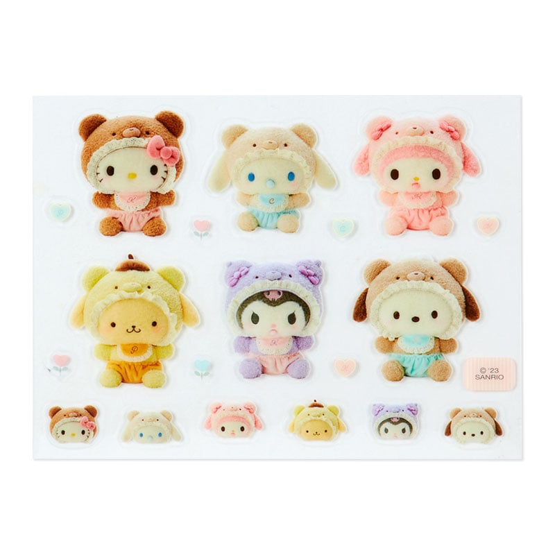 Sanrio Characters 20-pc Sticker Set (Baby Bear Series) Stationery Japan Original   