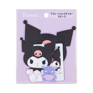 Kuromi 3-pc Dress Your Tech Sticker Set Stationery Japan Original