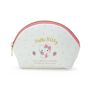 Hello Kitty Crescent Zipper Pouch Bags Japan Original   