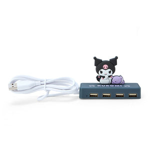 Kuromi Mini USB Hub Accessory Japan Original
