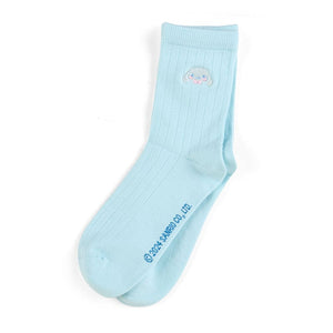 Cinnamoroll Classic Embroidered Crew Socks Accessory Japan Original