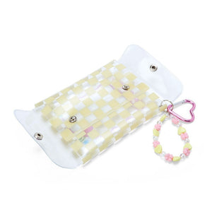 Cinnamoroll Clear Snap Mini Pouch (Pastel Check Series) Bags Japan Original