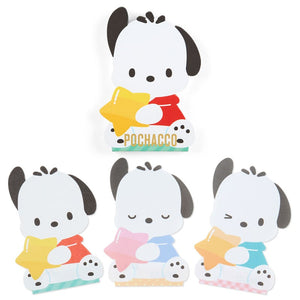 Pochacco Die-cut Memo Pad (Expressions) Stationery Japan Original