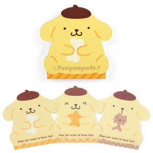 Pompompurin Die-cut Memo Pad (Expressions) Stationery Japan Original