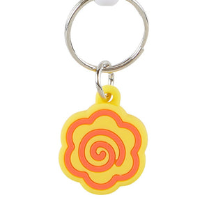 Hanamaruobake Bestie Face Badge Reel Accessory Japan Original