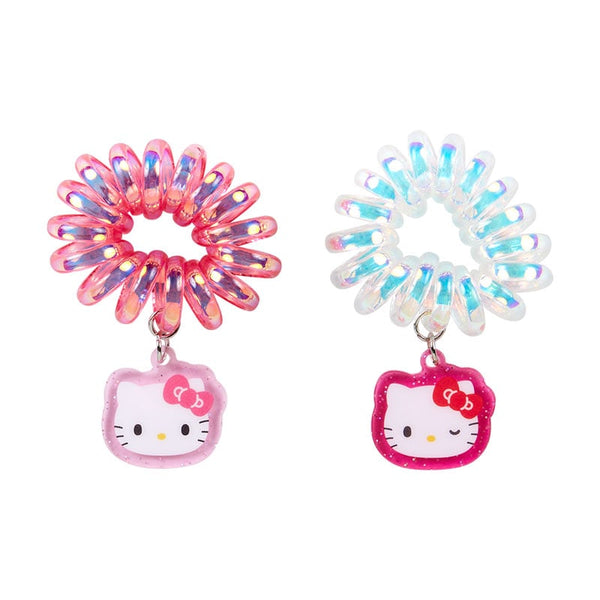 Hello Kitty Spiral Hair Ties (Set of 2) display picture 2