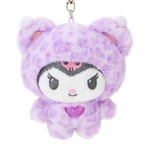 Kuromi Plush Mascot Keychain (Leopard Pals Series) Accessory Japan Original