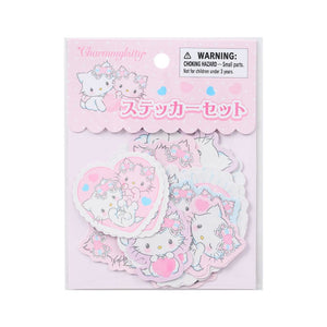 Charmmy Kitty 16-pc Sticker Pack (Heisei Fluffy Heart Series) Stationery Japan Original
