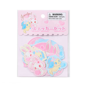 Jewelpet 16-pc Sticker Pack (Heisei Fluffy Heart Series) Stationery Japan Original