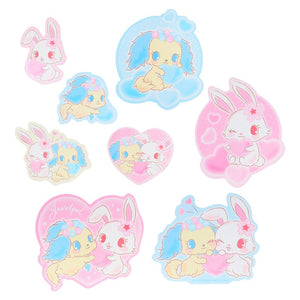 Jewelpet 16-pc Sticker Pack (Heisei Fluffy Heart Series) Stationery Japan Original