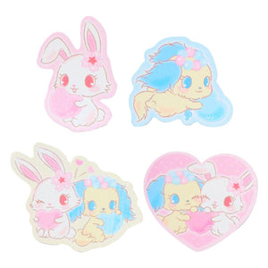 Jewelpet 16-pc Sticker Pack (Heisei Fluffy Heart Series) Stationery Japan Original