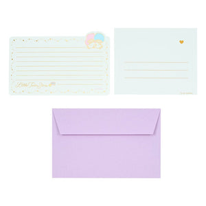 LittleTwinStars Classic Enclosure Letter Set Stationery Japan Original