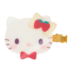 Hello Kitty 2-Pc Hair Clip Set (Sweet Shortcake Series) Accessory Japan Original