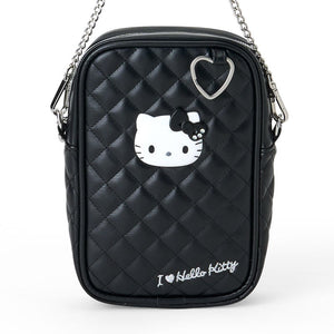 Hello Kitty Black Quilted Mini Crossbody (I Love Hello Kitty Series) Bags Japan Original