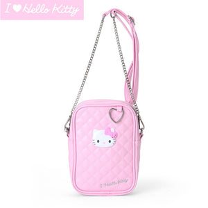 Hello Kitty Pink Quilted Mini Crossbody (I Love Hello Kitty Series) Bags Japan Original