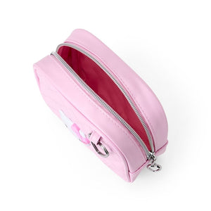 Hello Kitty Pink Quilted Zipper Pouch (I Love Hello Kitty Series) Bags Japan Original