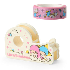 LittleTwinStars Washi Tape and Dispenser Set (Sanrio Forever Series) Stationery Japan Original