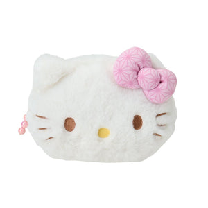 Hello Kitty Plush Mini Face Pouch (Retro Pastel Series) Bags Japan Original