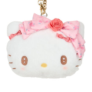 Hello Kitty Plush ID Card Holder (Dolly Rose Design Series) Accessory Japan Original