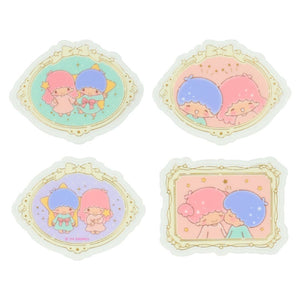 LittleTwinStars 51-pc Mini Sticker Pack (Pastel Frame Design Series) Stationery Japan Original