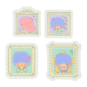 LittleTwinStars 51-pc Mini Sticker Pack (Pastel Frame Design Series) Stationery Japan Original