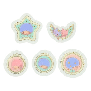 LittleTwinStars 51-pc Mini Sticker Pack (Pastel Frame Design Series) Stationery Japan Original