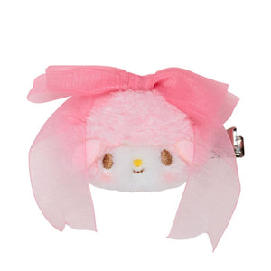 My Melody & My Sweet Piano Plush Hair Clip Set (50th Anniv. Ribbon Series) Accessory Japan Original