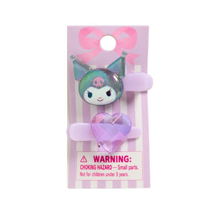 Kuromi Micro Mini Hair Clips Accessory Japan Original