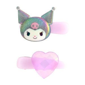 Kuromi Micro Mini Hair Clips Accessory Japan Original