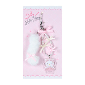 Hello Kitty Beaded Smartphone Charm (Ballet Kitten Series) Accessory Japan Original