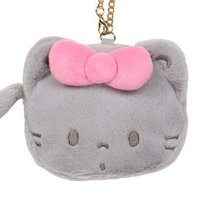 Nya Ni Nyu Nye Nyon Plush Mini Face Pouch (Sanrio Cat Club Series) Bags Japan Original