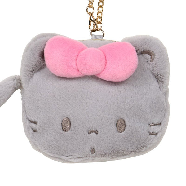 Nya Ni Nyu Nye Nyon Plush Mini Face Pouch (Sanrio Cat Club Series)