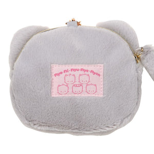 Nya Ni Nyu Nye Nyon Plush Mini Face Pouch (Sanrio Cat Club Series) Bags Japan Original
