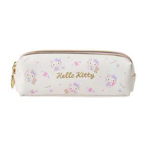Hello Kitty Dual Compartment Pencil Pouch Bags Japan Original