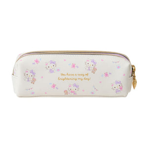 Hello Kitty Dual Compartment Pencil Pouch Bags Japan Original
