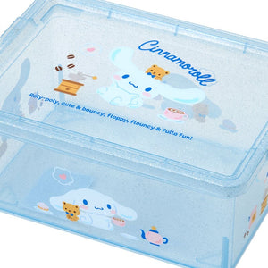 Cinnamoroll Clear Glitter Storage Bin (S) Home Goods Japan Original