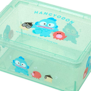 Hangyodon Clear Glitter Storage Bin (S) Home Goods Japan Original