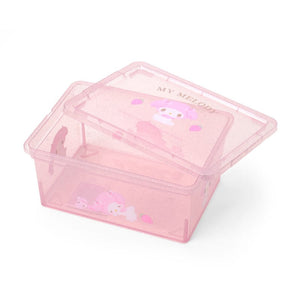 My Melody Clear Glitter Storage Bin (S) Home Goods Japan Original