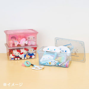 My Melody Clear Glitter Storage Bin (S) Home Goods Japan Original